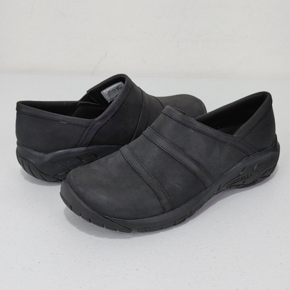 Merrell Encore Moc 4 Shoes Leather Slip-Ons Women's 9 W - Picture 8 of 10